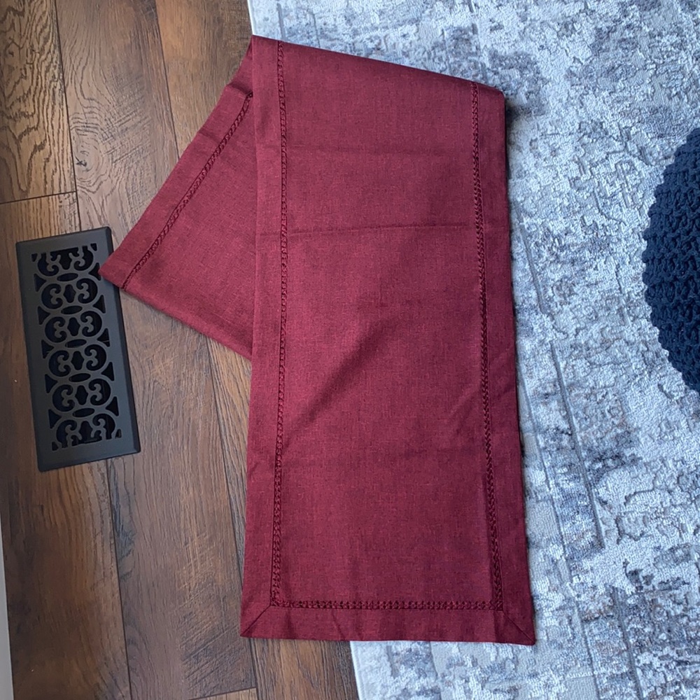 Hemstitched Table Runner 108”